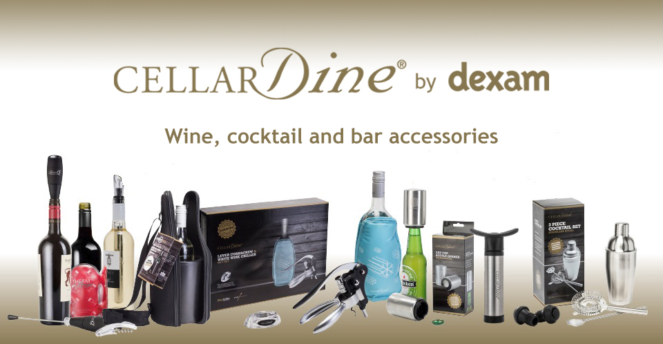 View the new CellarDine, wine, cocktail and bar accessories range 