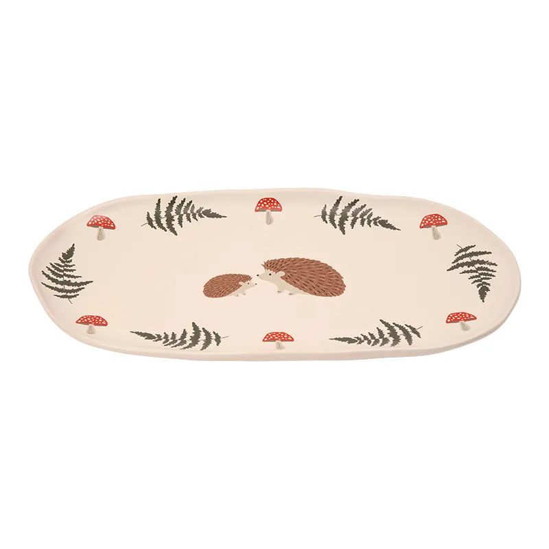Woodland Large Oval Platter - Beige