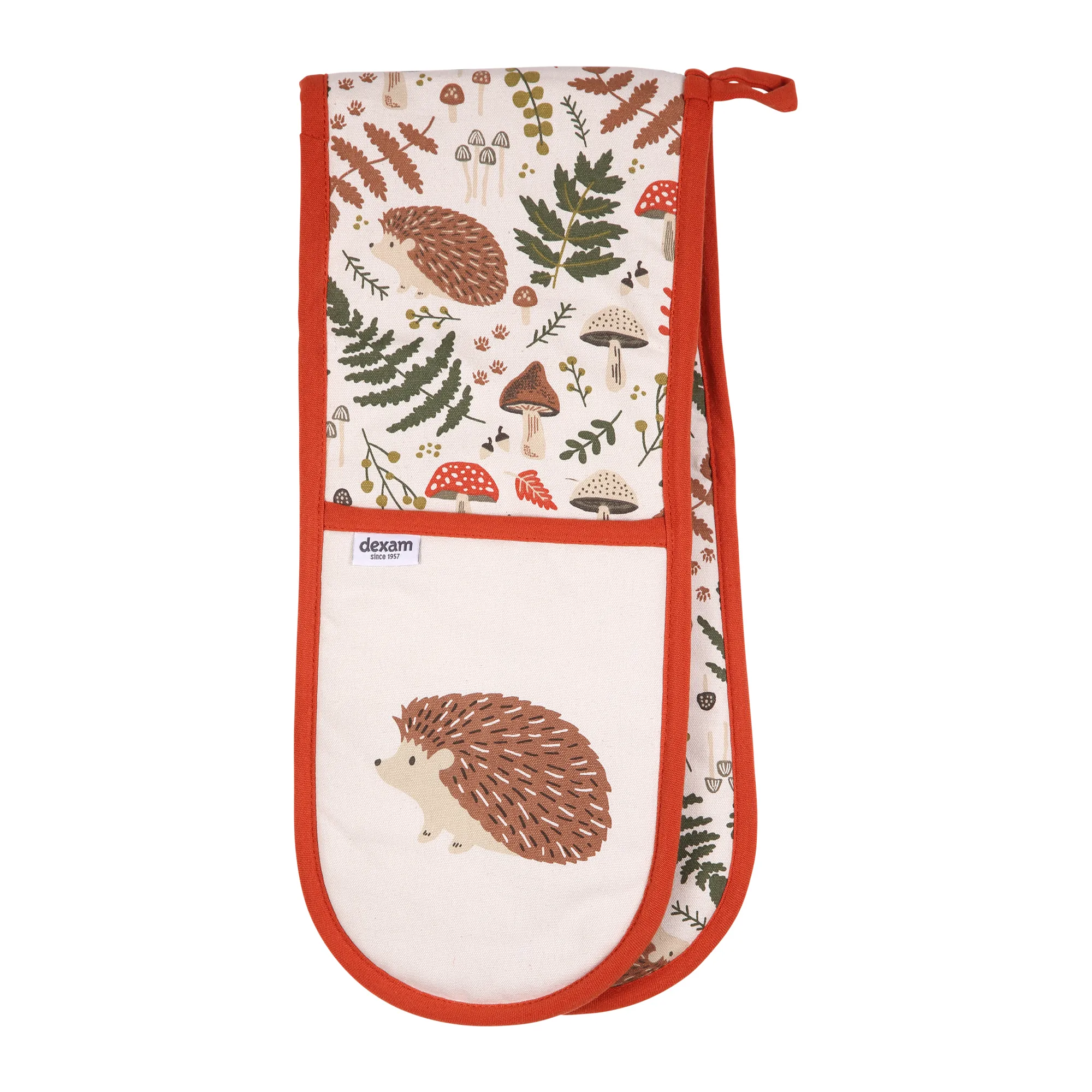 Woodland Double Oven Gloves - Beige