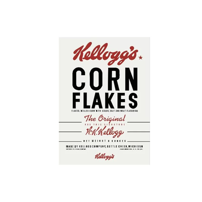 Vintage Kelloggs Cornflakes Tea Towel